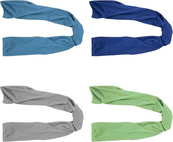 4-Pack Cooling Towels (40"x12") for Sports & Fitness